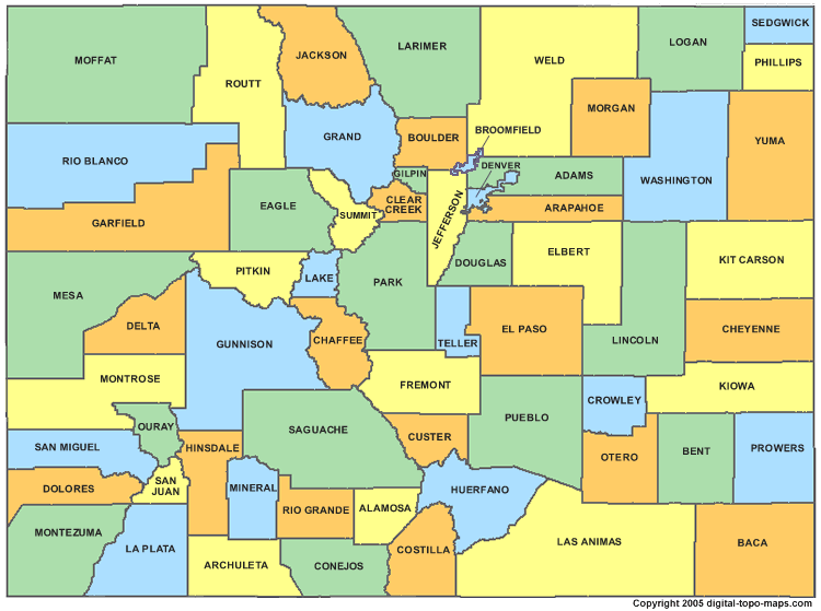 Denver and Colorado Maps Colorado Listing Agent Sell